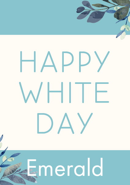 ホワイトデーギフト2026　Emerald(エメラルド)コース