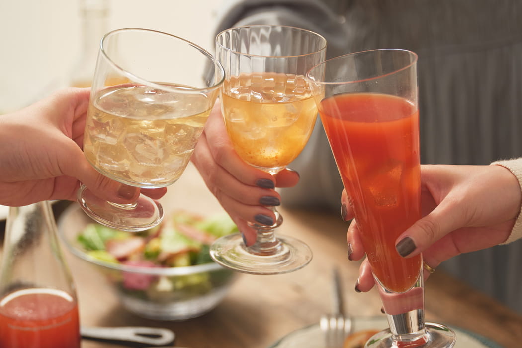 お酒をたしなむシーンに合わせたこだわりカクテル
