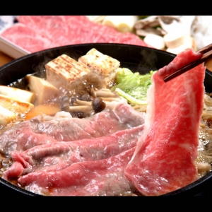 宮崎牛肩ロースすき焼き