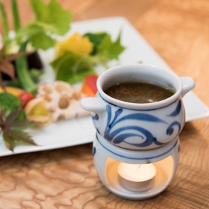 ご飯と野菜が食べたくなるセット(バーニャカウダポット付)