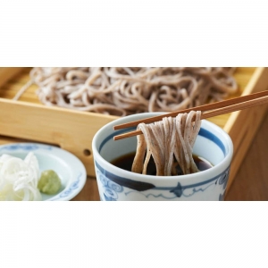 自然薯そば3個&自然薯入りほうじ茶&自然薯入り紅茶のセット