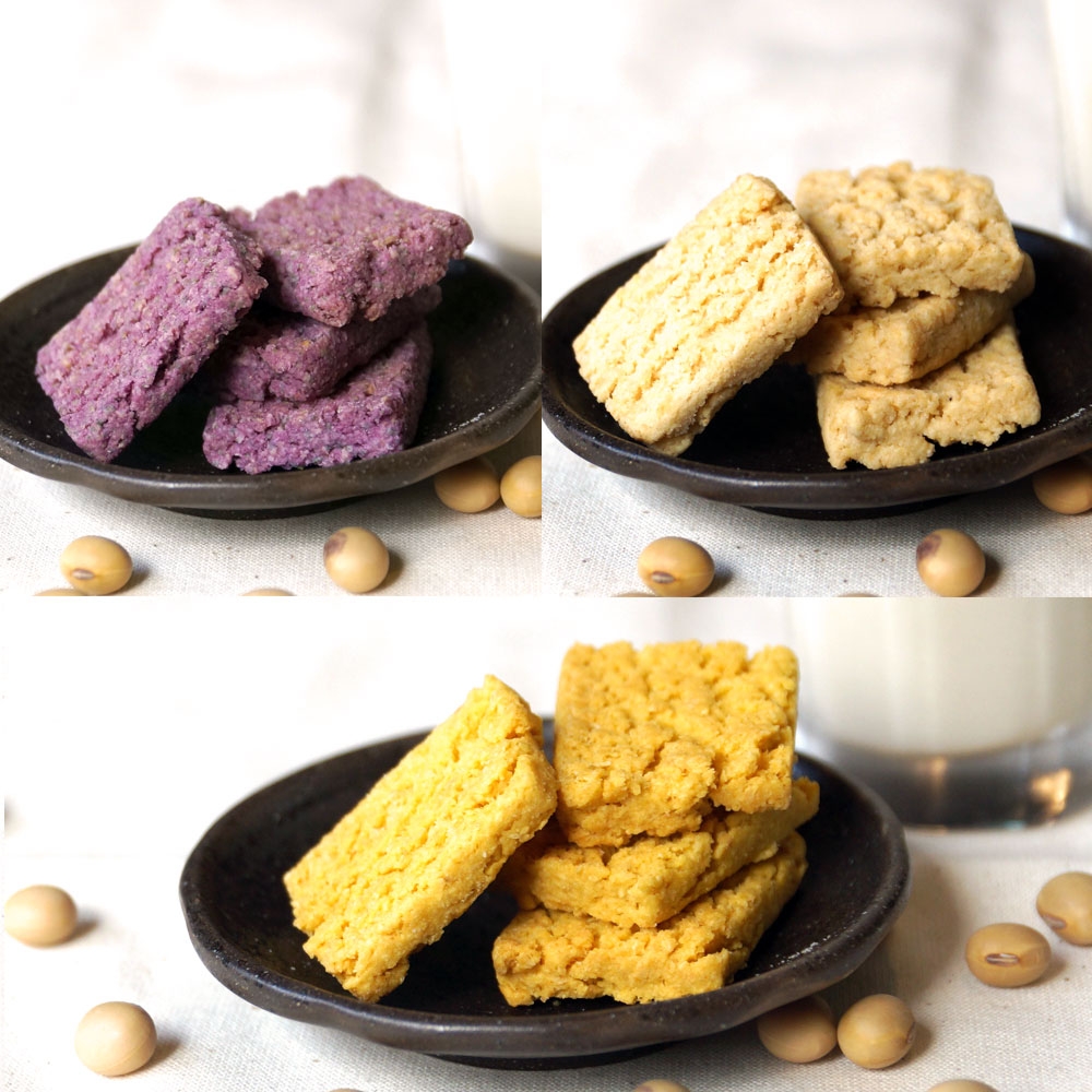 TEN-TWO】豆乳おからクッキー プレーン・紫いも・かぼちゃセット（合計