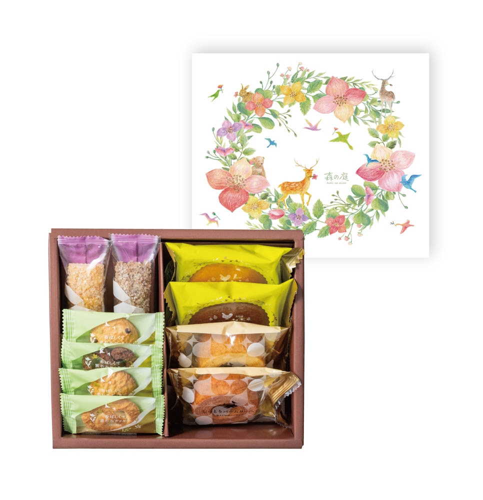 森の庭 森の焼き菓子 フラワーリース 10個入 | Giftpad egift