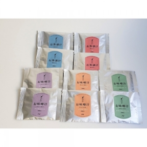 無添加お味噌汁3種と無添加お茶漬け2種