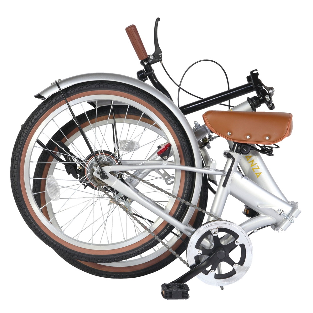 ange[アンジェ]20吋 コンパクト自転車 シングル/イエロー