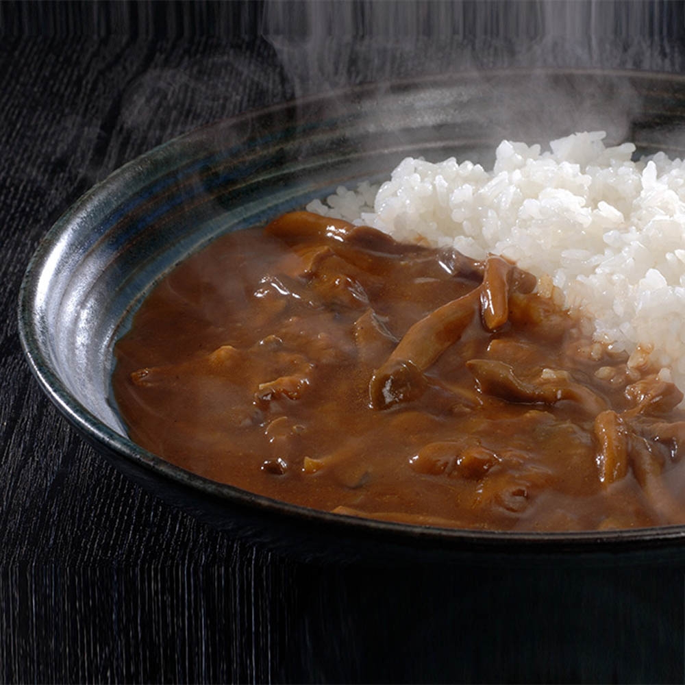 れすとらん 100年民家「黒釜」のきのこと近江牛のカレー5食セット