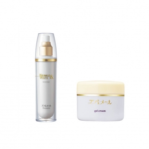 エバメール 光潤水プレミアム化粧水 180mL/エバメール リンクル&ホワイト ゲルクリーム 110g