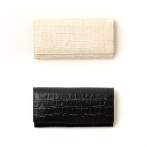 【カンサイセレクション】婦人用型押長財布