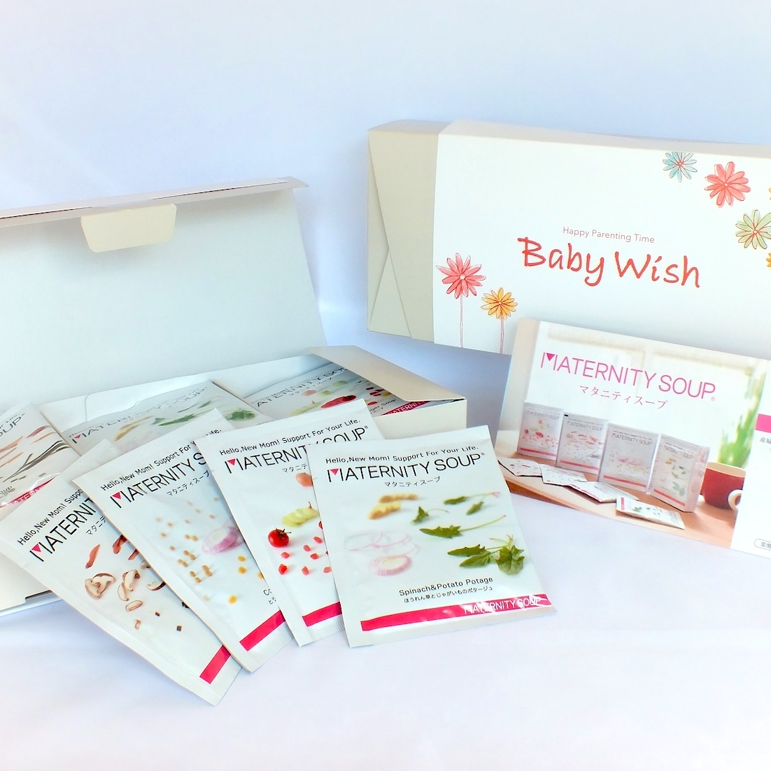 【Baby Wish】妊娠中のママとおなかの赤ちゃんへの贈りもの マタニティスープギフト14食セット(4種類アソート)