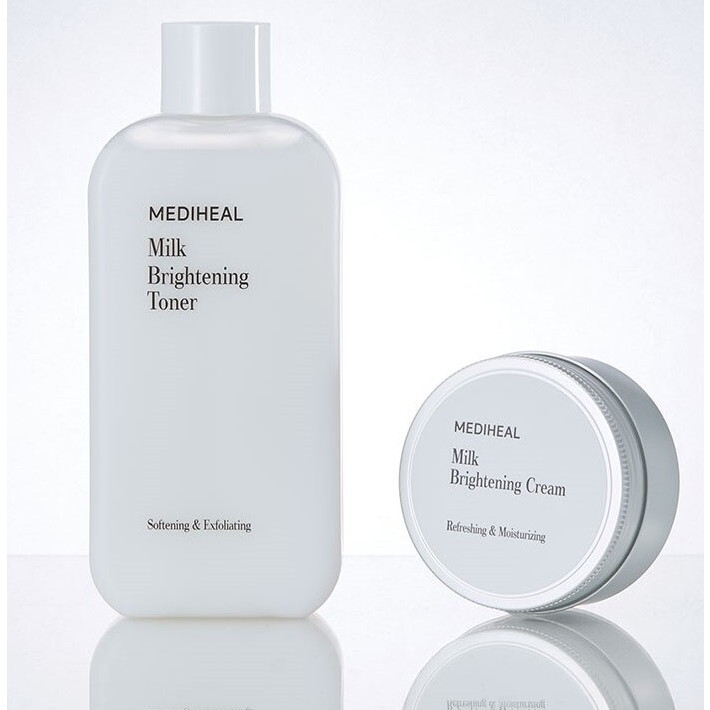 MEDIHEAL Milk Brightening Toner Cream - 乳液・ミルク