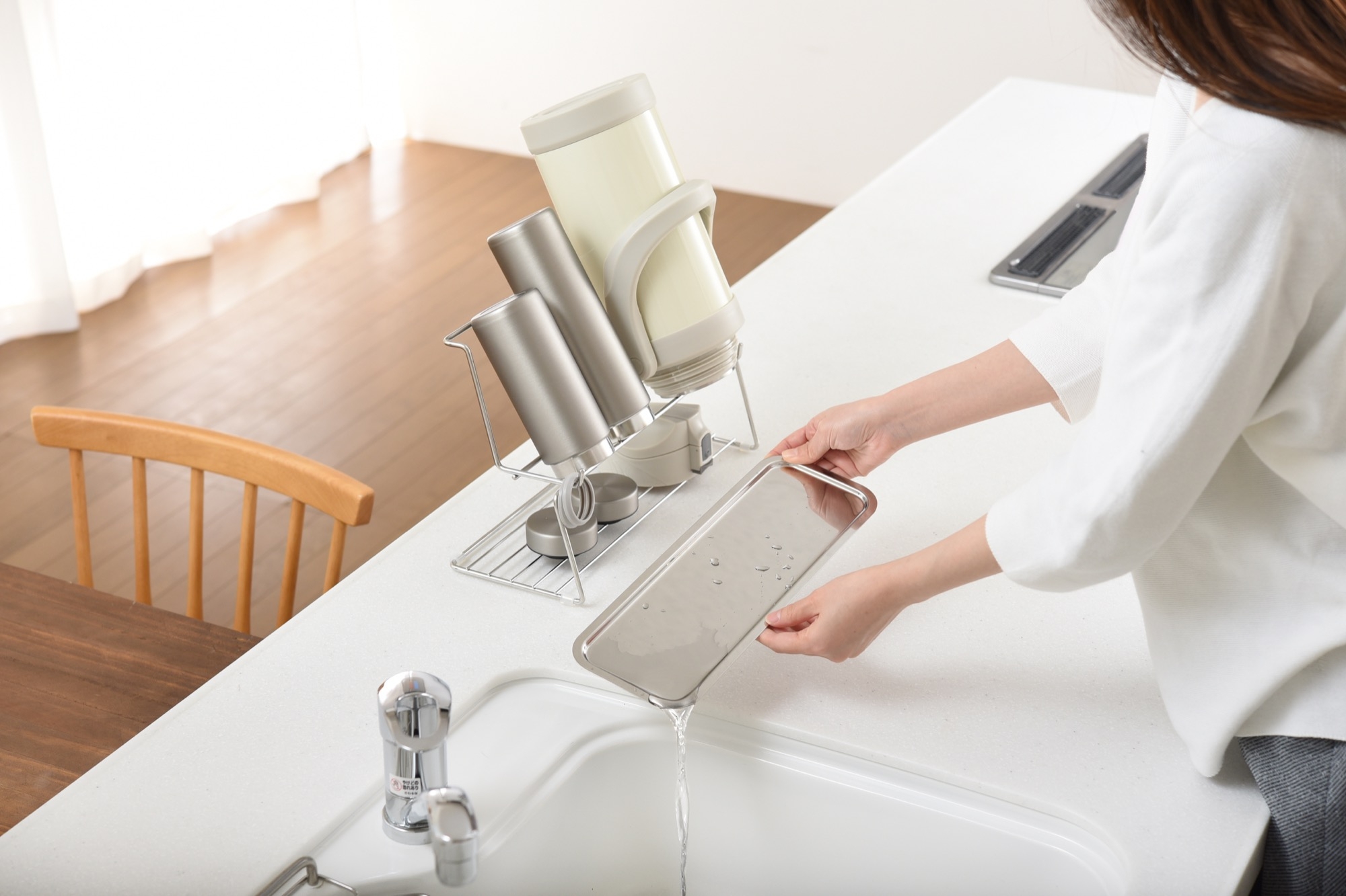 逸品物創 整理上手な水筒水切りラック | Giftpad egift