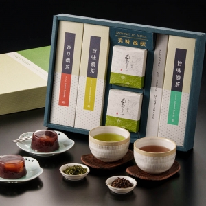 京づくり銘菓 栗かの子・煎茶 詰合せ
