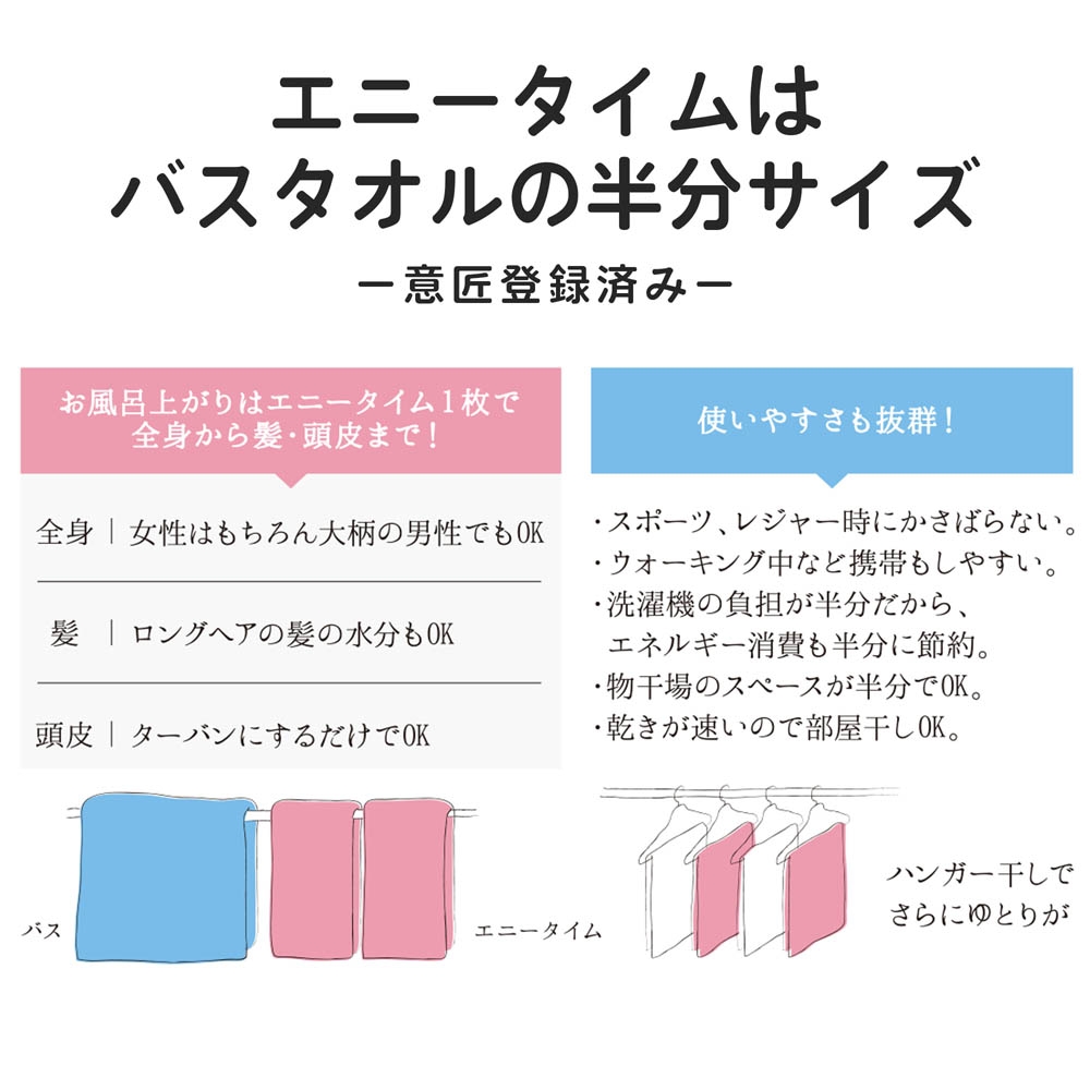 エアーかおる エクスタシー フェイスタオル・エニータイムセット