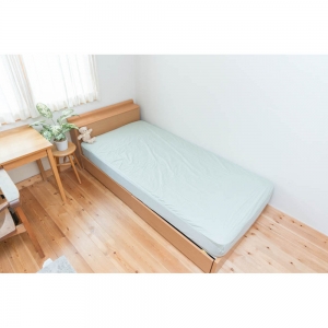 はだサラ快適フィットシーツ 200×100cm/グリーンアロエ