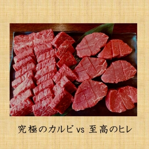 東京 赤身肉専門 焼肉ほれぼれ<BR>【究極のカルビ vs 至高のヒレ】冷蔵