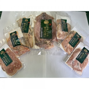海の幸と肉の希少部位の醤油麹漬け
