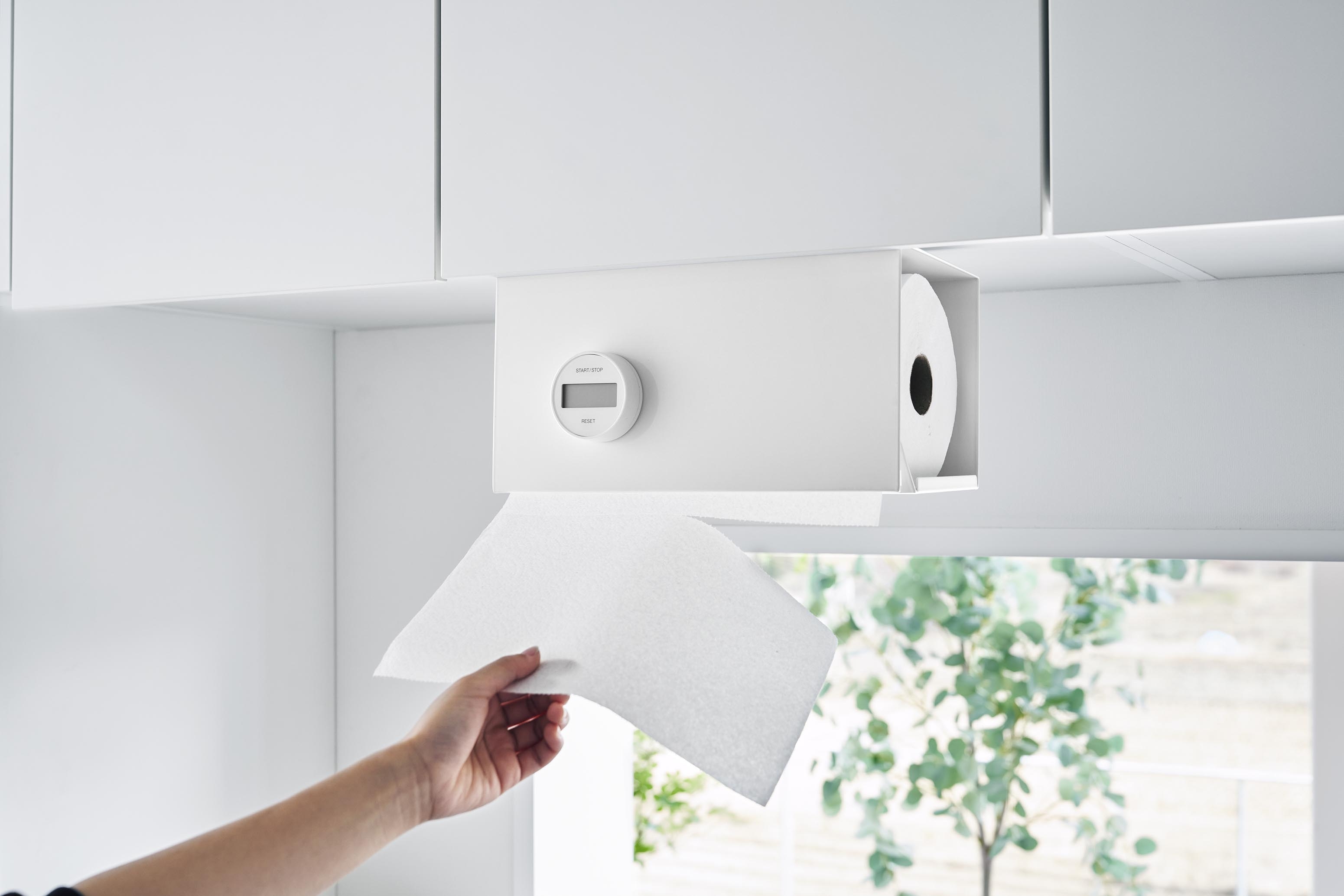 ✨【1点のみ】キッチンペーパーホルダー 楽天市場】【レビュー特典あり】 [ 片手でカットマグネット