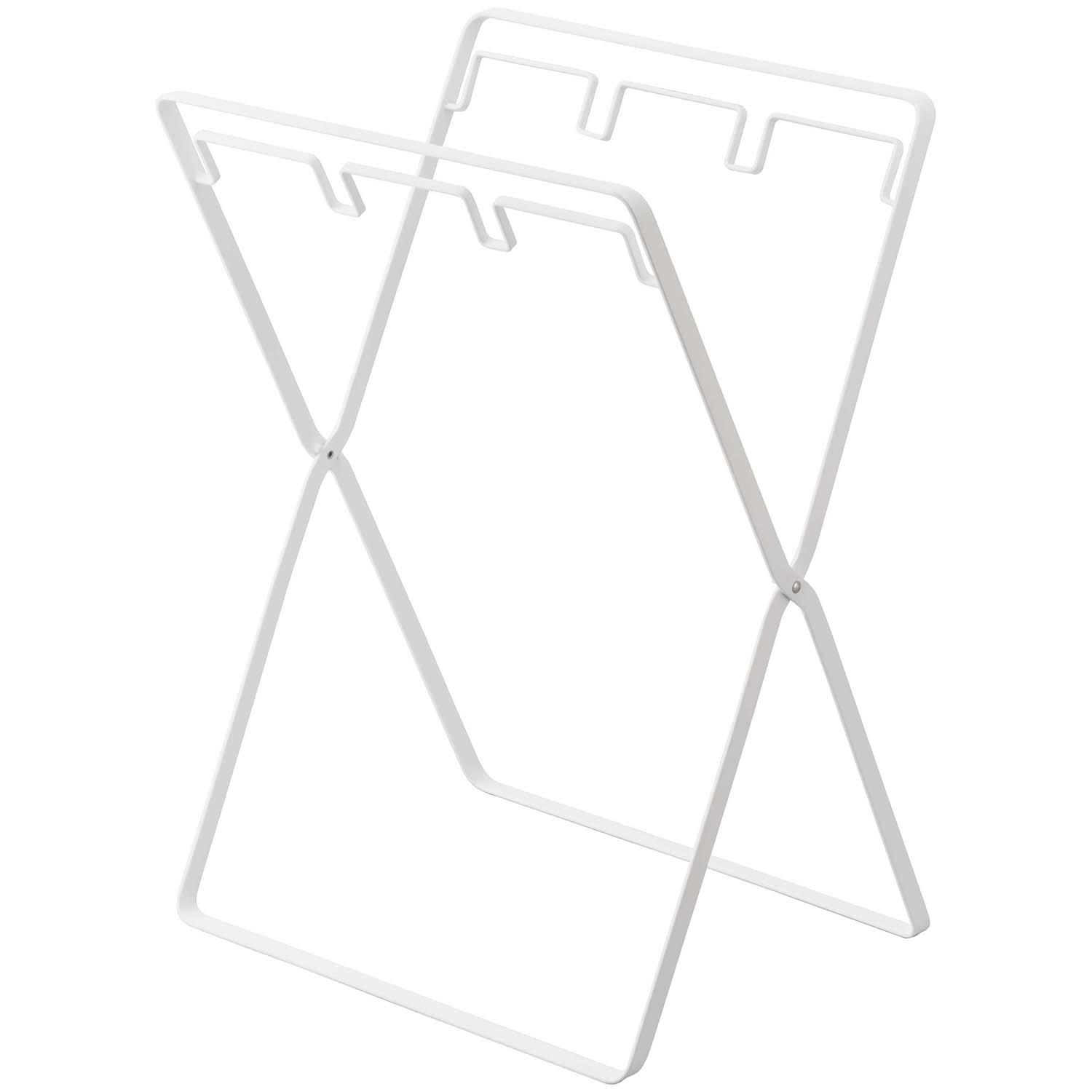 レジ袋3連&45Lゴミ袋スタンド タワー ホワイト | Giftpad egift