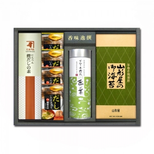 焼海苔・鰹だしの素・深蒸し煎茶・スープギフト