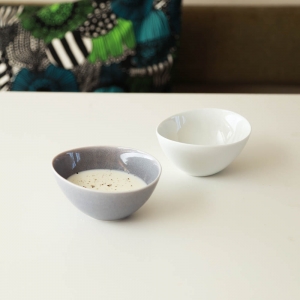 VagペアボウルS(WHITE&GRAY)