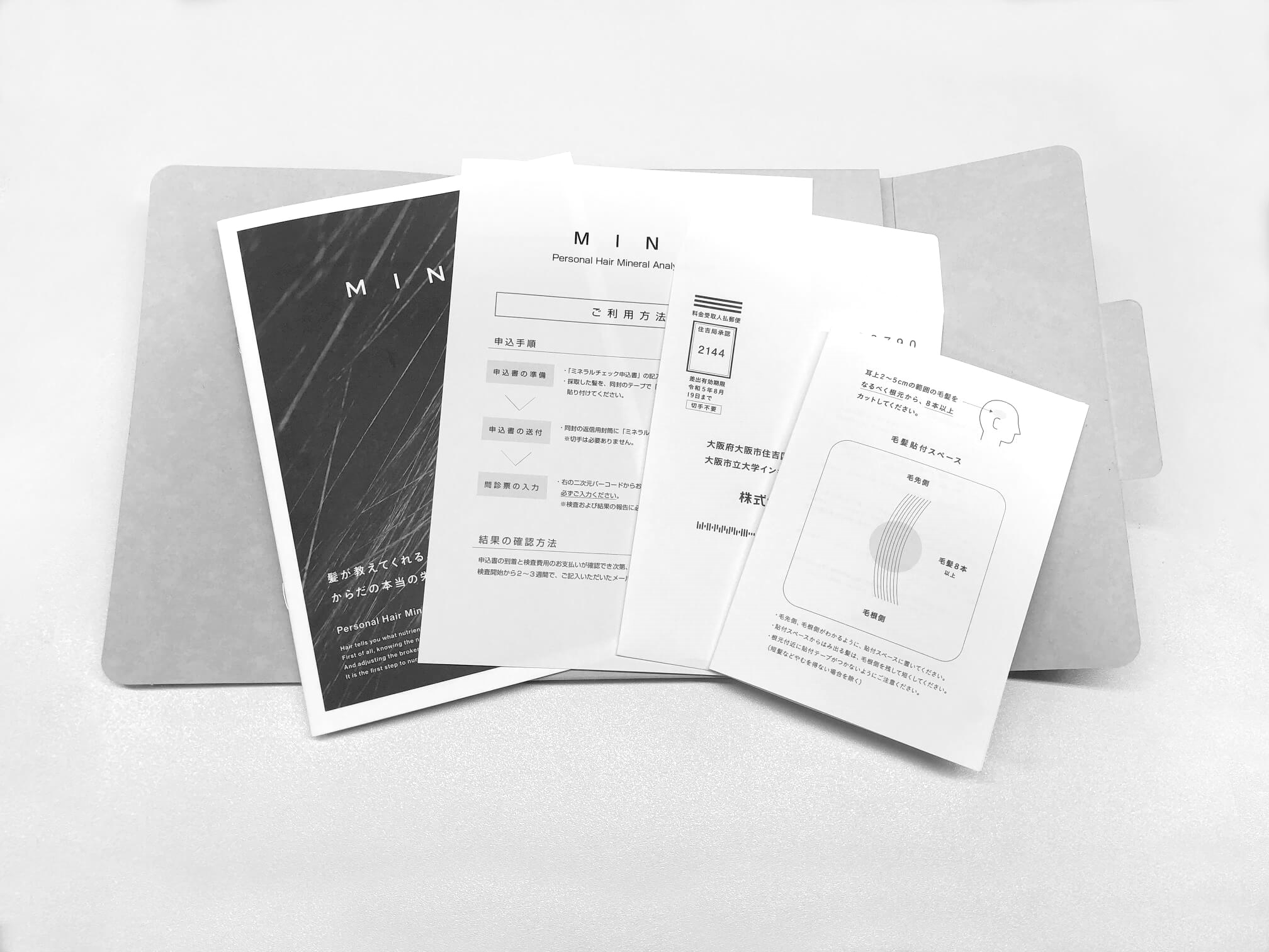 毛髪ミネラル検査キット「MINE」4回セット | Giftpad egift