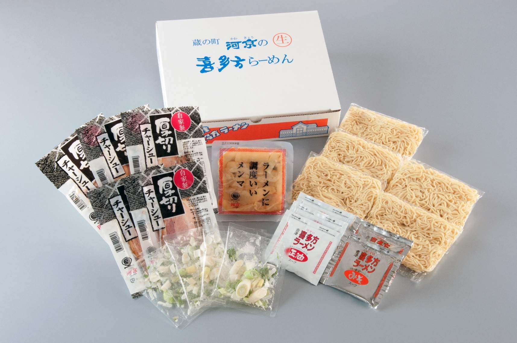 河京 喜多方ラーメン5食チャーシュー具材セット | Gift Pad