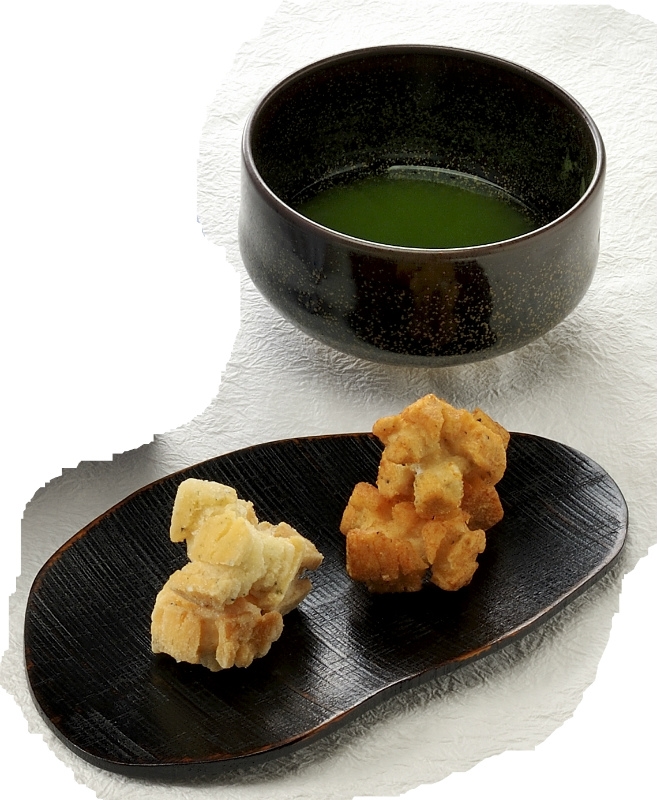 七越製菓彩りのつぶ揚げもち 無選別 4袋入り(しょうゆ4袋