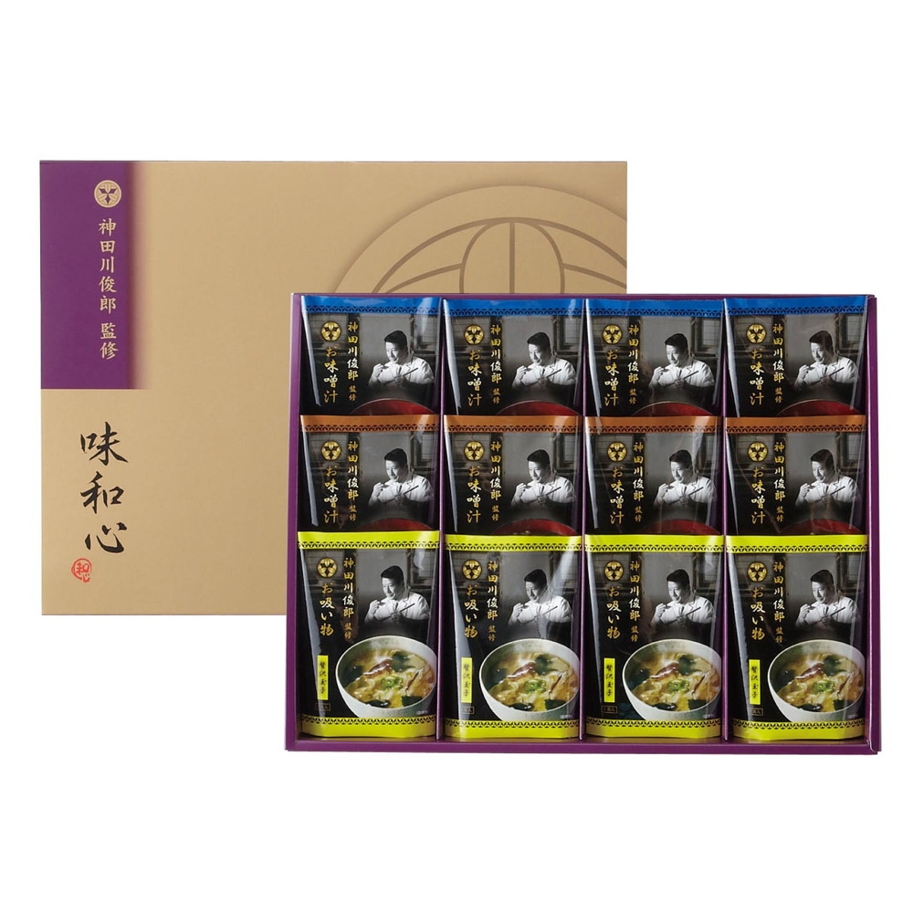 神田川俊郎監修 味和心お味噌汁ギフト Gift Pad 神田川俊郎監修 味和心お味噌汁ギフト Gift Pad