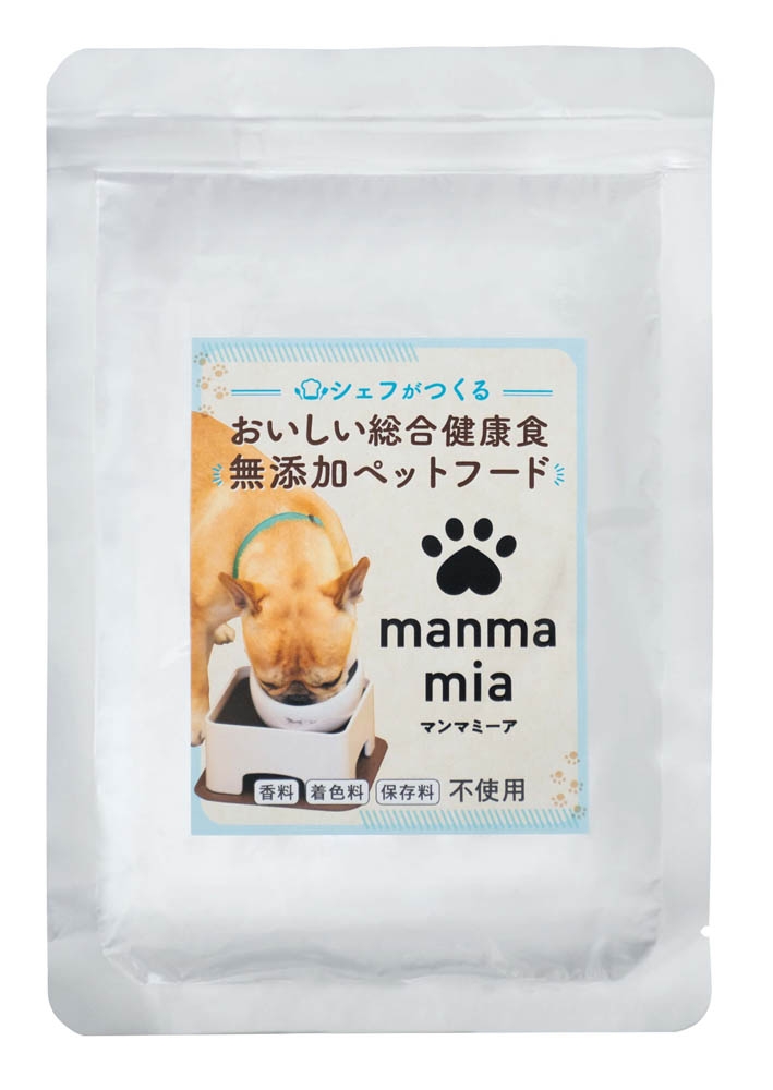 シェフが作る季節の食材で作る無添加ドッグフードmanmamia(100g×10パック)