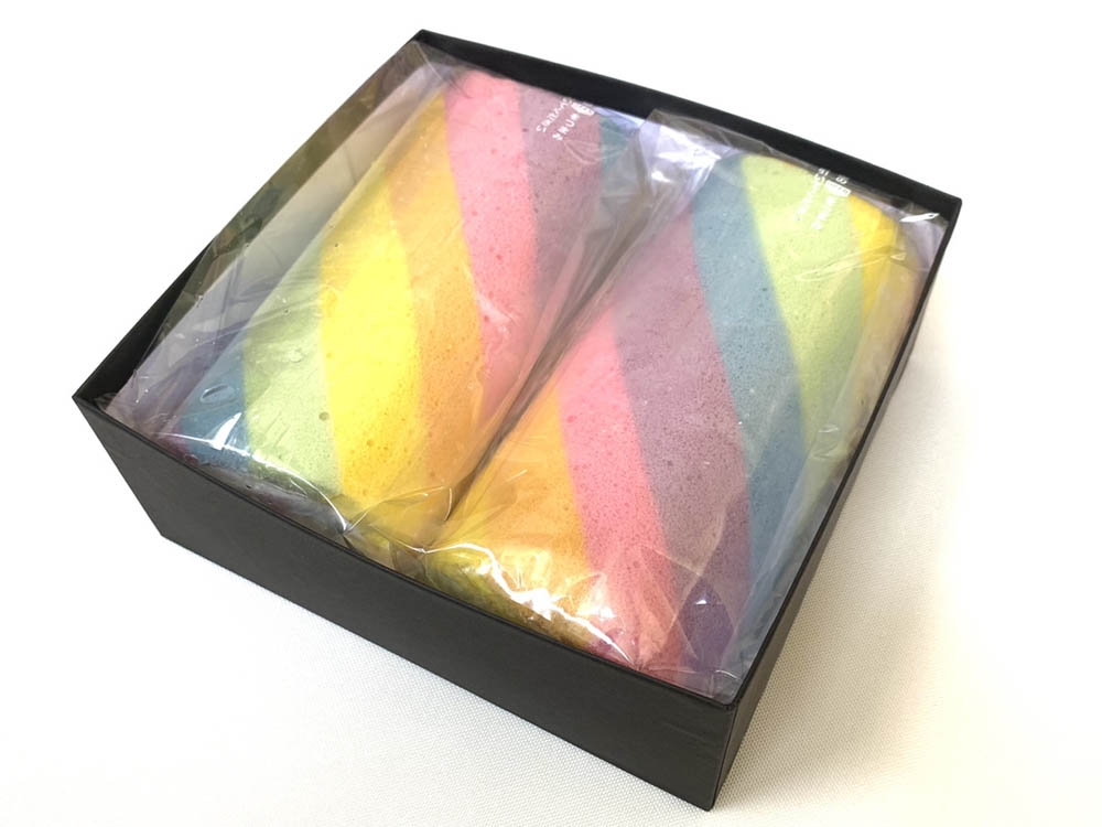 新杵堂 レインボーロールケーキ2本セット | Giftpad egift