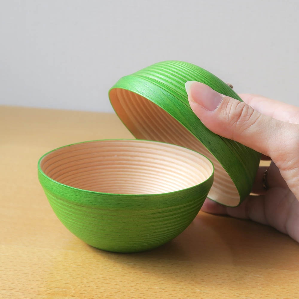 BUNACO ブナ天然木 りんごの小物入れ キャンディポット | Giftpad egift