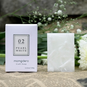 【momgdero】CRAFT SOAP -02 PEARL WHITE