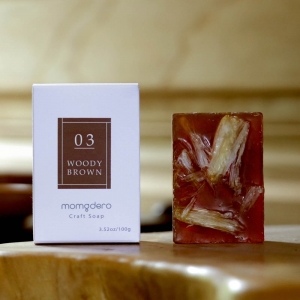 【momgdero】CRAFT SOAP -03 WOODY BROWN