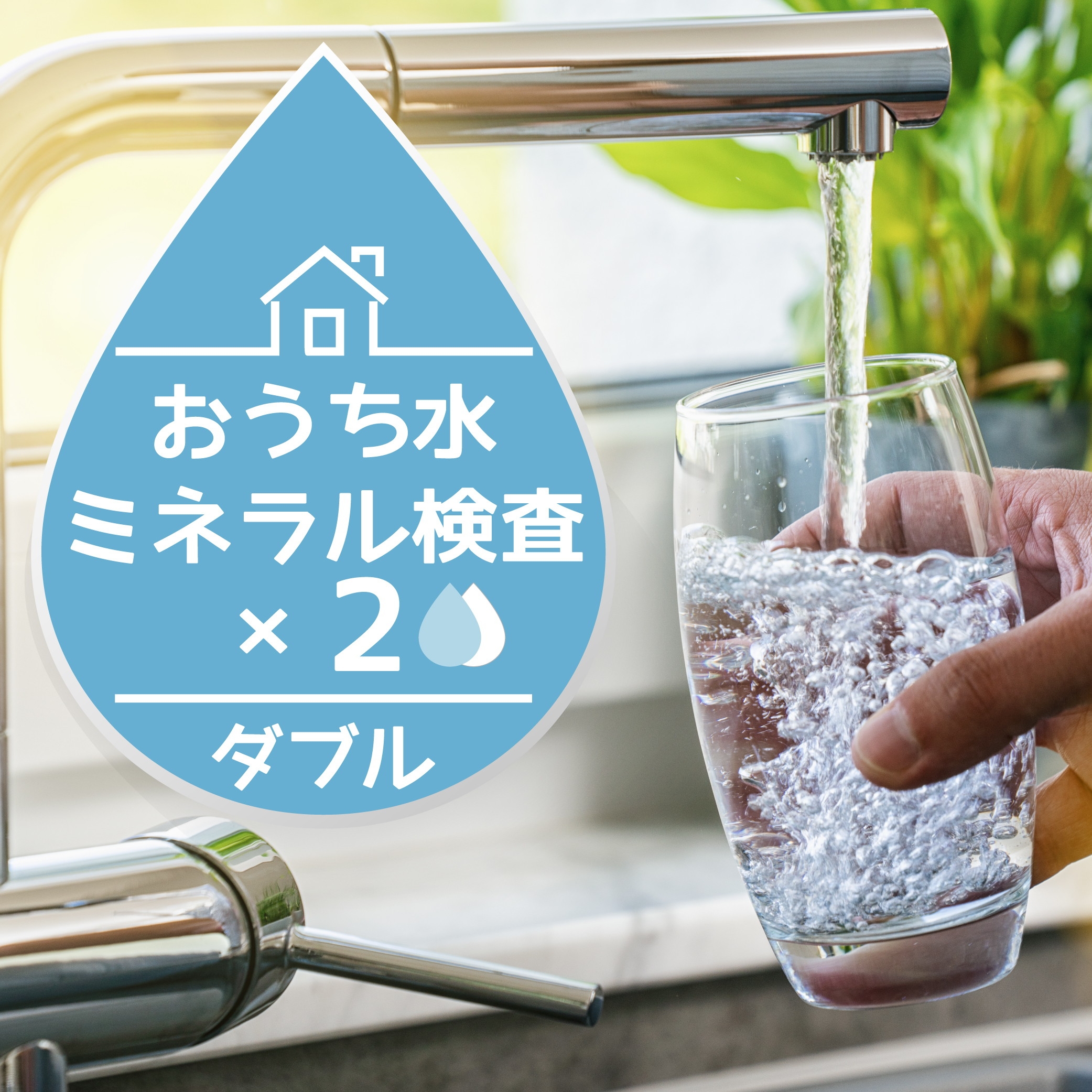 おうち水ミネラル検査×2-ダブル-(12元素)
