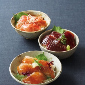 千葉「日本料理 和か葉」　海鮮漬け丼の具セット