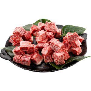九州産ブランド牛　食べ比べサイコロステーキ（クラシタ）合計900g