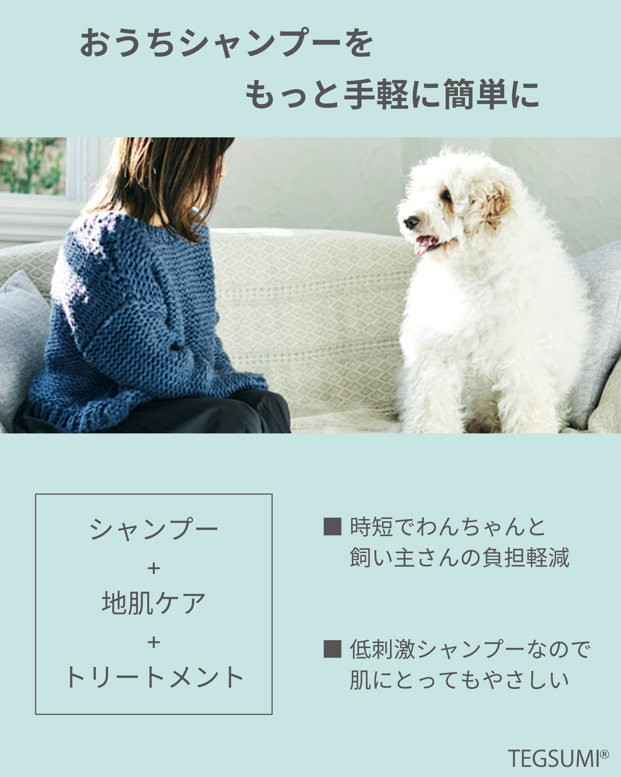 TEGSUMI シルクケアシャンプー(わんちゃん用) | Giftpad egift