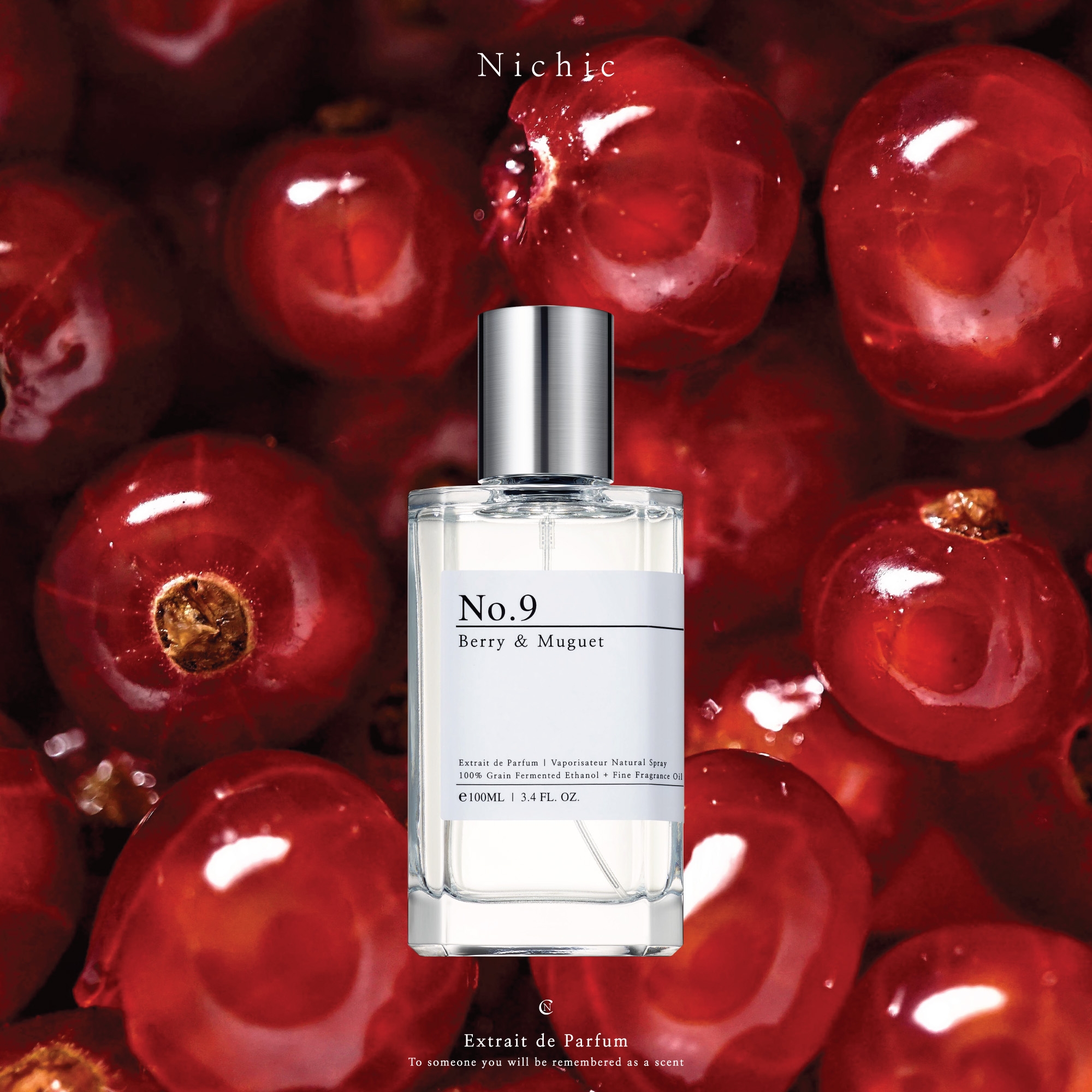 Nichic(ニチック)Extrait de Parfum【No.9】Berry & Muguet - 30mL