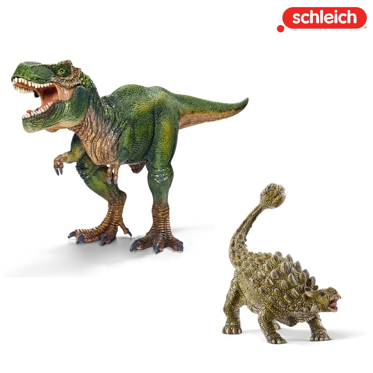 【シュライヒ】ティラノサウルス・アンキロサウルス 恐竜セット