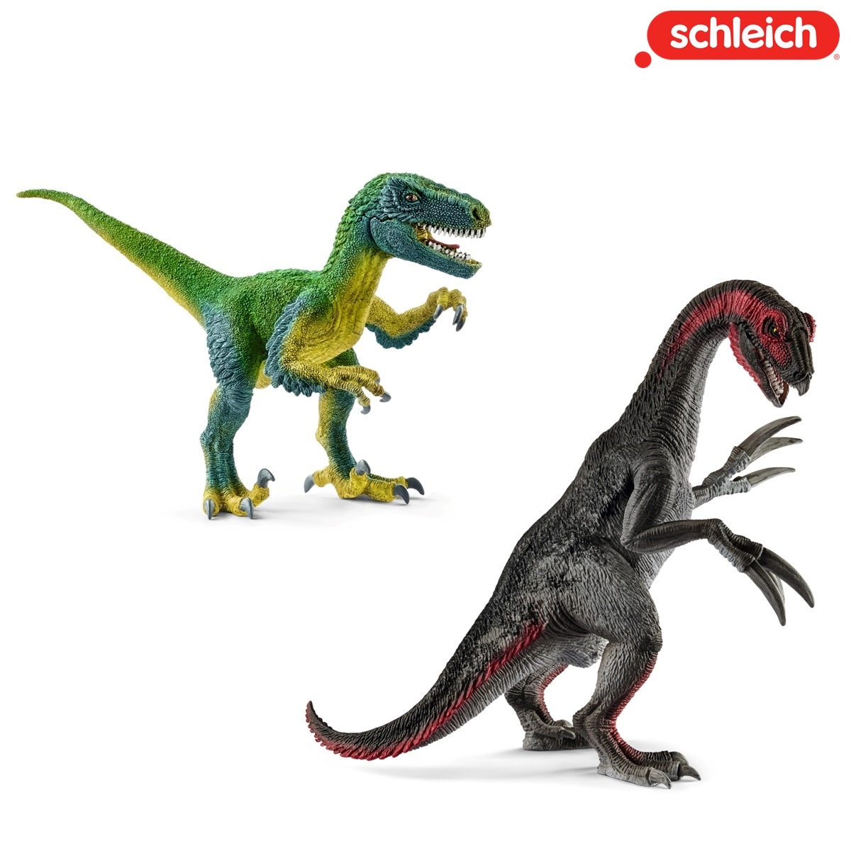 シュライヒ】ベロキラプトル・テリジノサウルス 恐竜セット | Giftpad 