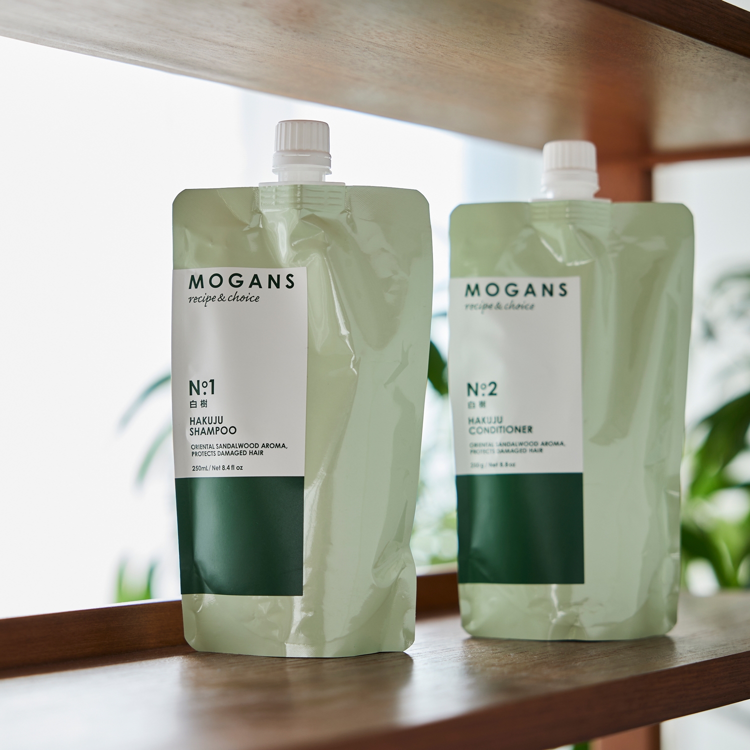 MOGANS 白樹 シャンプー＆コンディショナーセット ノンシリコン