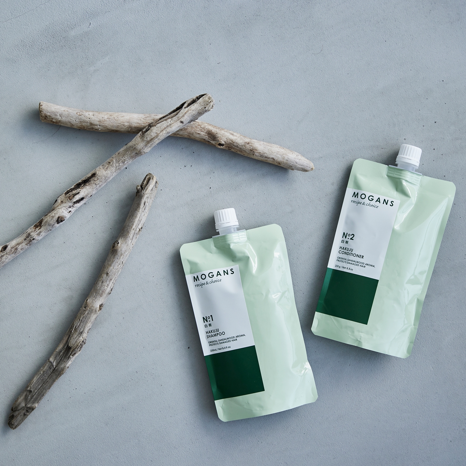 MOGANS 白樹 シャンプー＆コンディショナーセット ノンシリコン