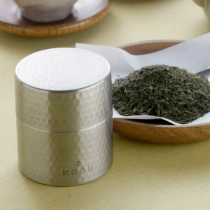 茶考具 茶筒 小 茶箕付き