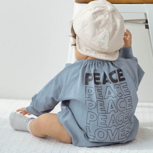 【2点セット】ゆったり長袖ロンパース