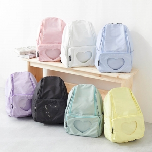 ミラー&クリアポケット ガールズリュック