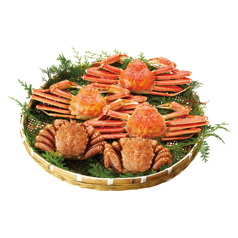 ずわいがに 毛がに3尾セット （代引不可・送料無料） 10000801-100.jpg