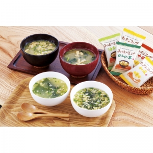 フリーズドライ「お味噌汁・スープ詰合せ」