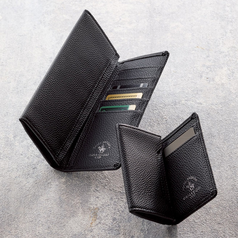 サンタ・バーバラポロ&ラケットクラブ 名刺入れ&長財布セット(ブラック