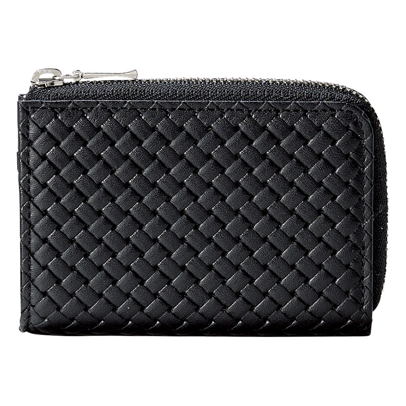 良品工房 日本製牛革メッシュ型押カード小銭入れ K23-274(代引不可)【送料無料】 良品工房 日本製牛革メッシュ型押カード小銭入れ | Giftpad egift