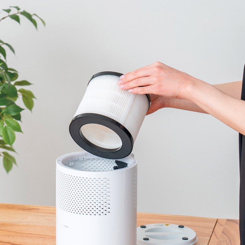 リフィーリン HEPAフィルター式空気清浄機(スペアフィルター付